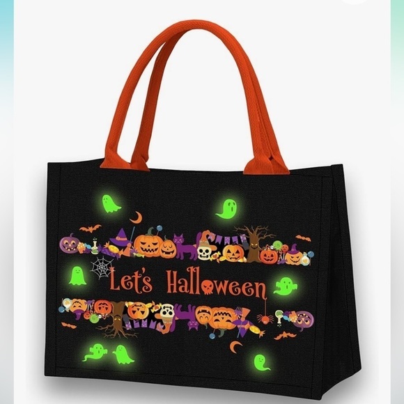 let’s tote Other - *NEW* Let's Tote Halloween canvas candy tote bag